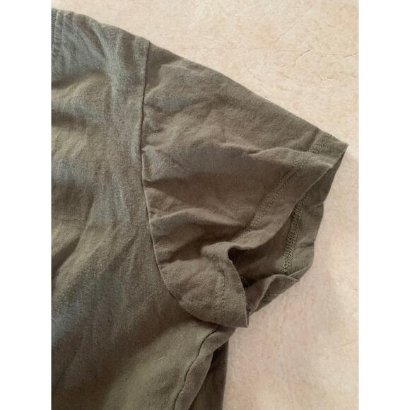 Universal studios Jurassic park woman’s small crop lace front green short sleev - Picture 9 of 9